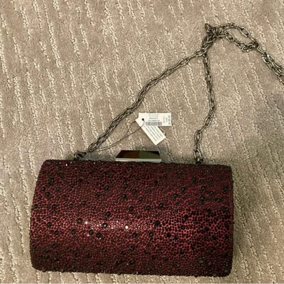 White House Black Market Red Clutch - Picture 1 of 1